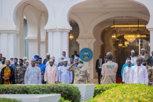 KOULOUBA : Première levée des couleurs de la Confédération des États du Sahel (AES)
